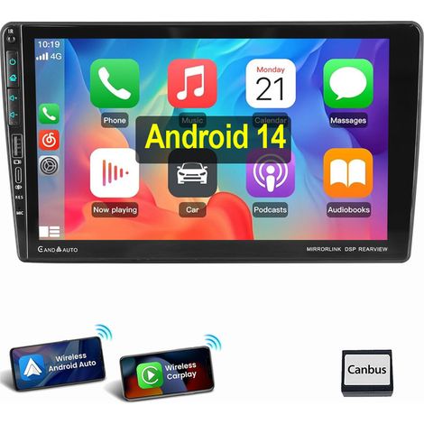 Pour Peugeot 407 2004-2011 Autoradio Android 14 GPS BT WIFI USB Type-C 2+32G (1/5)