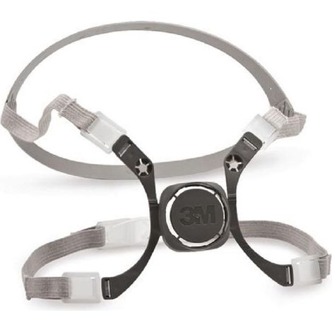 arnés de sujeción facial. silicona. mascarilla 6200. cuatro puntos de anclaje - 3m