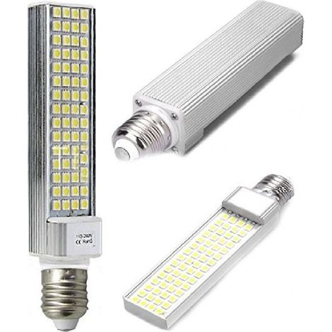 Trade Shop - 64 Led 5050smd Con Attacco E27 15w Faretto Luce Bianco Fred Caldo - (1/4)