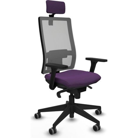 Piqueras y Crespo 3D066G2 Chaise de bureau violet ergonomique (1/3)
