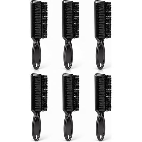 6 x Nylon Cleaning Brushes for Clippers, Cleaning Brushes, Barbers, Soft Bristles, Non-Slip Handle, Hair Trimmer Maintenance Accessory, Razors, Combs, Salon and Home (1/5)