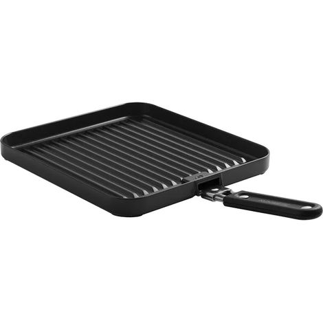 Accessorio per attrezzature da cucina cadac ribbed plate alluminio 25x27 cm