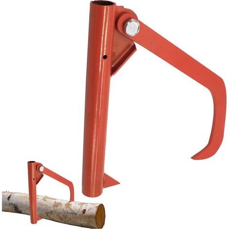 Outil de journalisation du Bois Outils de journalisation, Outil d'exploitation forestière en bois, levier d'abattage en acier durable pour terrasse, maison et bûcheron pour outil (1/5)