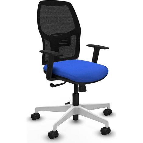 Chaise de bureau piqueras y crespo ergonomique noir filet (1/2)