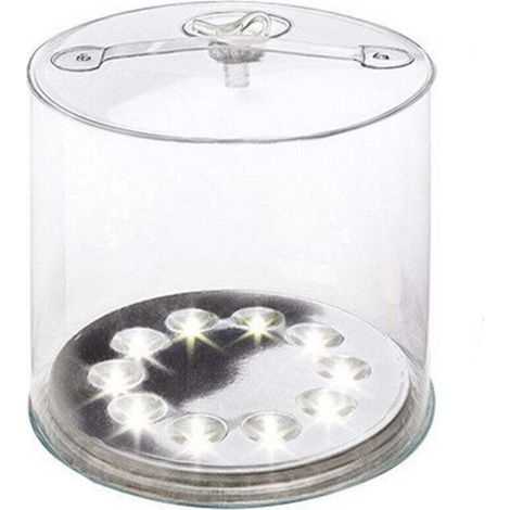 Lampe de camping gonflable solaire pliable pour tente, éclairage d'urgence (1/4)