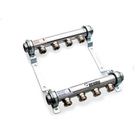 REHAU Heizleitungsverteiler HLV 7 - Edelstahl, 11102091001