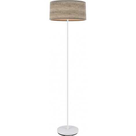 Jerte 1xe27 Weiß/Weiß/Holz Grau 165x40x40 Cm mark FABRILAMP
