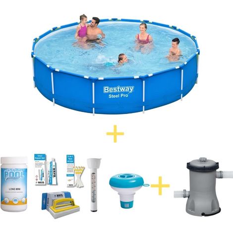 Bestway Bestway Steel Pro Ronde - 396x84 cm - 3-pièces  S22314 (1/5)