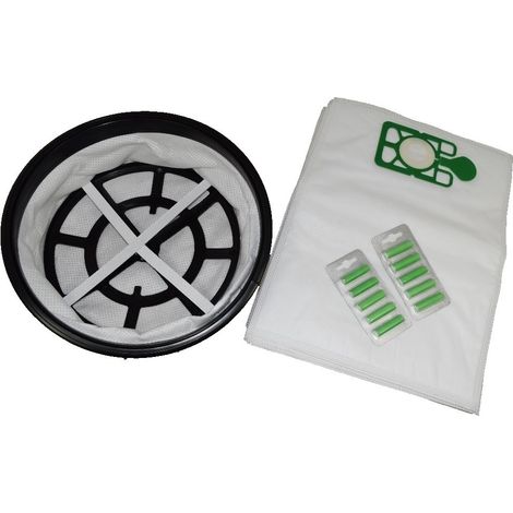 12&quot Cloth Filter + 10 x Vacuum Bags + Fresheners Fits HENRY