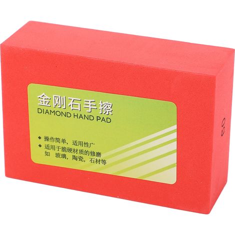 Tampon de polissage diamanté à grain 60, résistant à l'usure et réutilisable, pour le ponçage du métal et de la pierre. (1/5)