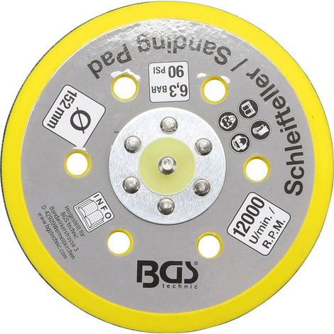 BGS Klett-Teller für Art. 3290 / 8688 Ø 152 mm - 8688-23 (1/2)