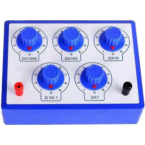 Résistance décimale variable J2361 avec une résistance de 0 à 9999,9 Ω pour usage éducatif (1/5)