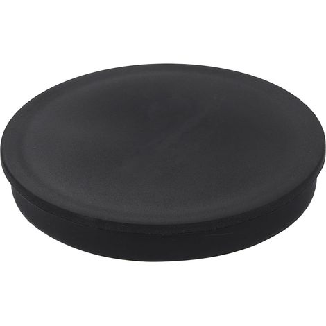 Bouchon rond en silicone étanche (convient aux baignoires et aux bouteilles) — Embout d'orifice de 150 mm — Noir (1/5)