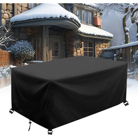 Bache de Protection Exterieur 170x94x70cm/LxWxH Rectangulaire Housse Protection Mobilier de Jardin Tissu Oxford Housse de Protection Coupe-Vent Housse Salon de Jardin Exterieur (1/5)