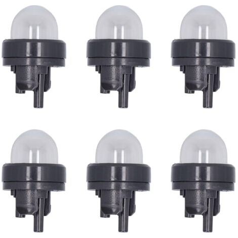DEESSE SHOP-Ampoule d'huile de Tronçonneuse, Pièces de Rechange en Plastique et Caoutchouc 188-512, Taille Compacte, Ensemble d'ampoules d'amorçage 6 Pièces pour Petit Moteur 2 Temps (1/4)