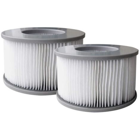 Pompe et filtre de spa,Lot de 2 cartouches filtrantes pour spa gonflable, (1/5)