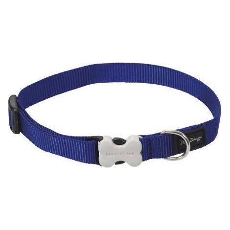 Collier chien réglable Red Dingo Basic bleu Taille : T3 (1/5)
