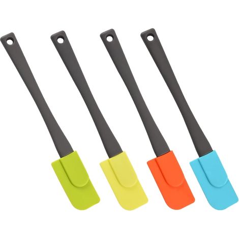 Lot de 4 coupe-beurre multifonctions, lame à fromage, coupe-crème, spatule à gâteaux, quatre couleurs (1/5)