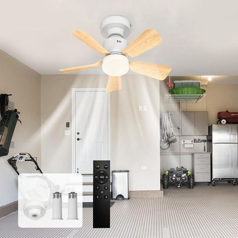 200 pièces Ventilateur plafond LED E27 dimmable 4 vitesses (1/5)