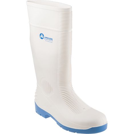 Bottes de sécurité, Mixte, T 45, Blanc, S4 SRA, antistatiques ( Prix pour 1 paire ) (1/4)