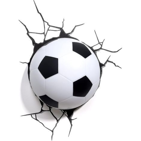 Ballon de football lampe 3D Xj. (1/4)