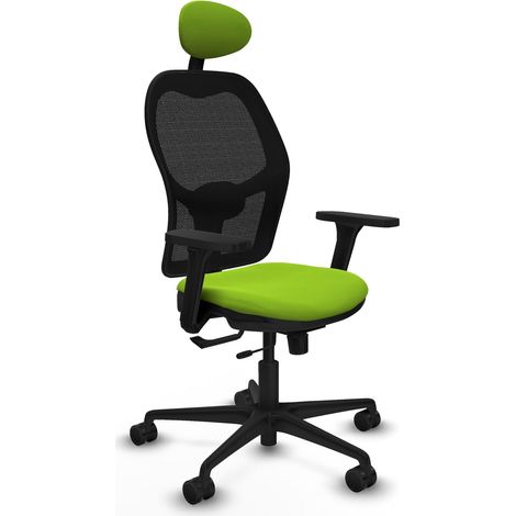 Silla de oficina piqueras y crespo Jorquera negro cómoda ergonómica (1/2)