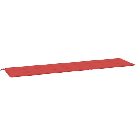 Cuscino per Seduta Cuscino per Panca Rosso 200x50x3 cm in Tessuto Oxford (1/5)