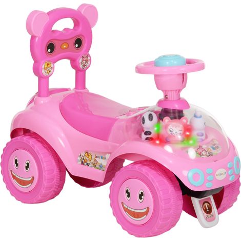 Kinder-Rutschauto, Schiebeauto ohne Pedale, Rosa (1/5)