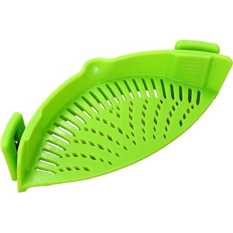 Égouttoir de cuisine en silicone, pot latéral, égouttoir à légumes, filtre à eau domestique, égouttoir à nouilles (1/5)