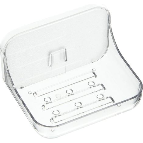 de Salle de Bain Porte-Savon, Translucide, 9.5 x 12 x 8 cm (1/5)