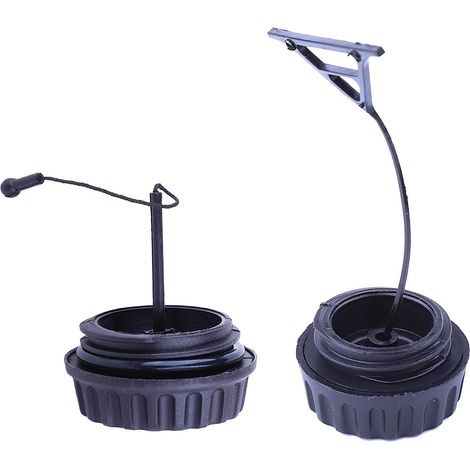 Bouchon d'huile lot de 2 pour tronçonneuse Stihl 039 044 046 050 051 064 066 076 084 088 MS290 MS310 MS390 MS640 MS650 MS660 pièce de rechange (1/5)