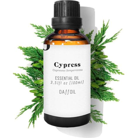 Cypress Aceite Esencial Ciprés Puro BIO 100% Natural Ecológico para Aromaterapia Humidificador - 100ml