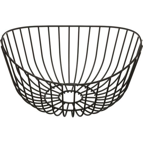 Cestino in acciaio 27cm nero - 5five (1/2)