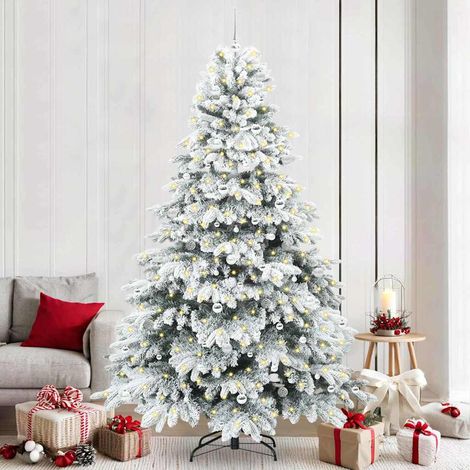 vidaXL Árbol de Navidad artificial con 300 LED 240 cm PE y PVC (1/5)