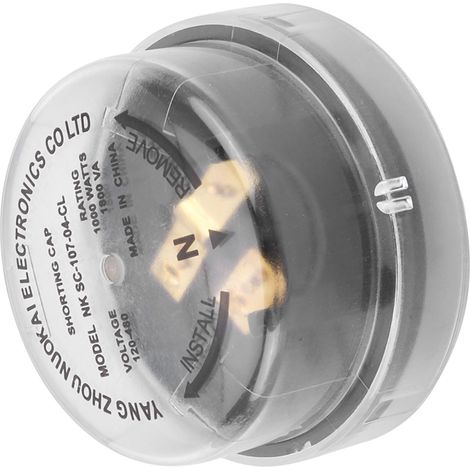 Douille rotative à verrouillage pour cellule photoélectrique 1000 W 1800 VA 120–480 V avec capuchon de protection temporaire (1/5)