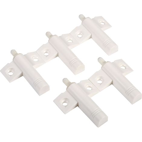 20 Pièces Amortisseurs de Porte de Placard Cuisine, Fermeture Douce et Silencieuse, Gris/Blanc (1/5)
