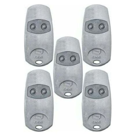 Pack de 5 télécommandes Came TOP432EE – Fréquence fixe 433,92 MHz – 2 canaux – Portée 50-150 m – Alimentation 2 piles CR2016 (1/4)