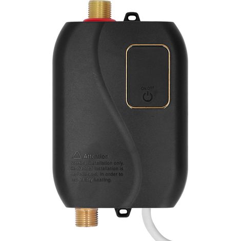 Mini chauffe-eau électrique 3500 W, chauffe-eau instantané à chauffage rapide pour salle de bain et cuisine (taille standard) (1/5)