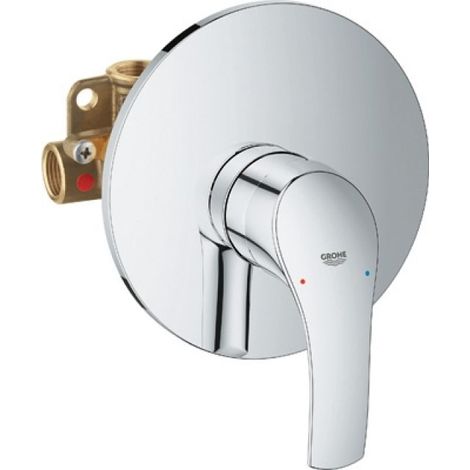 MISCELATORE MONOCOMANDO INCASSO DOCCIA LINEA EUROSMART Cromo