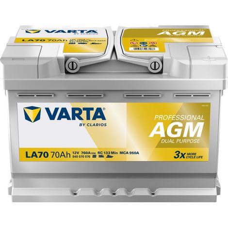 Batterie VARTA 840070076 (1/2)