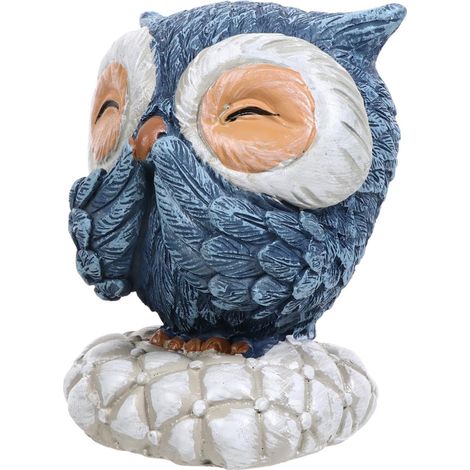 Ornement Hibou en Résine pour Décoration Maison et Bureau, Statue Légère et Portable de Chouette Design Créatif et Élégant (1/5)