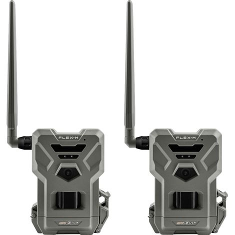 Spypoint FLEX-M Twin Pack Wildkamera 28 Megapixel Tonaufzeichnung, 4G Bildübertragung, GSM-Modul Gra (1/5)