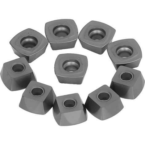 10 pièces plaquettes de tournage carbure réversibles revêtues pour fraisage bois outils CNC tour SDMT120512-GH (1/5)