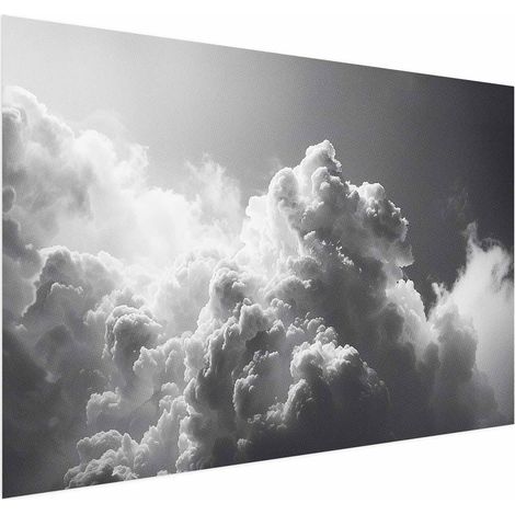 Plakat – Außergewöhnliches Phänomen: Die Sonne erhellt dunkle Wolken (1/4)