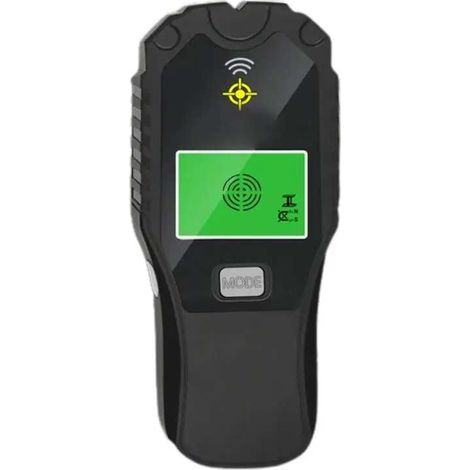 Détecteur de métaux mural avec écran LCD – Profondeur de détection 1-80 mm – Alimentation pile 9V – Pour métaux magnétiques et non magnétiques (1/5)
