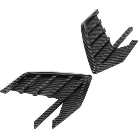 Paire d'autocollants imitation carbone pour les grilles d'aération latérales des Audi A7 S7 4K8 (2018-2020) (1/5)