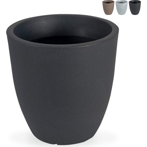 Vaso Per Piante Tondo Ø 50Cm Portavasi Alto Design Giardino Terrazzo Orione (1/5)