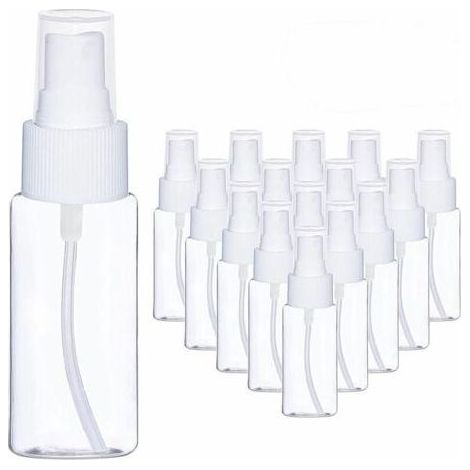 Transparente Kunststoff-Sprühflasche für Flüssigkeiten, Gießkanne als Unterverpackung, kleine Sprühflasche 60 ml (20 Stück) (1/5)