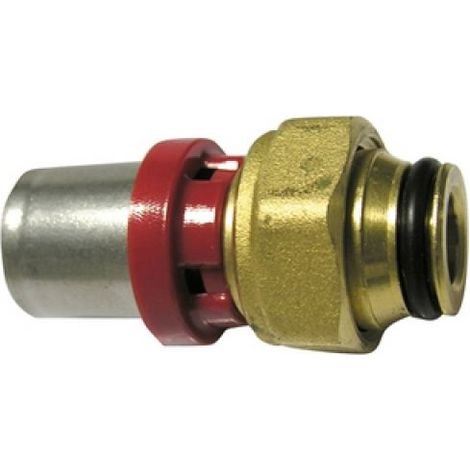 RACCORDO PRESS. DIRITTO CON GIRELLO 1/2" x 20