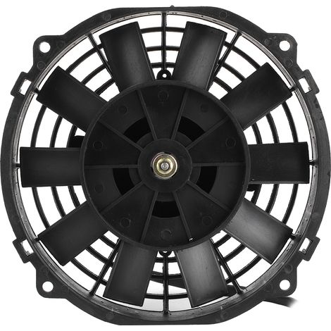 Ventilateur électrique universel de 8 pouces, adapté aux radiateurs, au refroidissement automobile et à la climatisation 10 pales 12 V 80 W 2250 tr/min. (1/5)